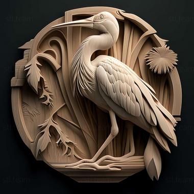 3D model stork (STL)